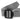 Gray nylon single tactical belt with black buckle and dual metal adjustment prongs