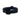 Navy nylon single belt with black molded buckle and stitched webbing strap