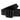 Black nylon single tactical belt with black belt buckle and dual adjustment prongs