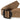 Tan nylon belt with black rectangular buckle and dual adjustment prongs