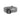 Gray nylon single tactical belt with black buckle and dual metal adjustment prongs