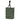 Olive green double rifle magazine pouch with dual elastic retention bands