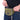 Olive waist pouch holding a smartphone, with key clip on zipper pull