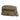 Utility pouch in tan with front webbing panel and right-side zipper