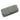 Cinder grey felt-backed pouch with stitched edge and hook-and-loop tab