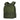 Olive tactical vest with front MOLLE grid panels and textured shoulder straps