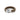 Tan braided tactical survival bracelet with silver buckle clasp and engraved logo.