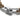 Close-up of tan braided tactical survival bracelet with silver shackle clasp details.