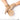 Coyote short cuff pilot gloves worn on hands, showing gathered cuff and fingers