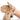 Coyote short cuff pilot gloves with tan leather-look knuckle panels and wrist cord