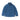 RAF blue hooded rain jacket front view with full zipper and flap pockets