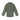 Ranger green tactical long-sleeve shirt back view with stand collar and seam panels