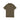 Olive short-sleeve polo shirt with button placket and ribbed collar