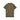 Olive short-sleeve polo shirt back view with ribbed collar