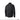 Black tactical shirt back view, long sleeves, curved yoke and stand collar
