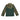 Green camo tactical long-sleeve shirt with quarter-zip, dark green body panel