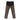 Outdoor cargo pants with black yoke and taupe-brown legs