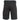 Dark charcoal cargo shorts with rear pockets and belt loop detail