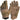 Military gloves in coyote tan, padded knuckles and leather-look palm