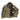 Olive Bedford cord jacket with dark shearling collar and button front