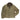 Bedford cord jacket in olive with brown shearling collar and button front.