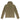 Olive Bedford cord jacket back view with brown shearling-lined collar.