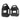 RTB Fitness Plate Black / 10kg Set