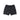 Indigo vintage field shorts with elastic waistband, side flap pockets, and drawstring