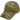 Olive camouflage BB cap with curved brim and front logo patch