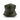 All-weather neck scarf in dark olive green, textured draped cowl