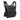 Black MOLLE plate carrier vest with front panel straps and padded shoulder sections.
