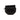 Black drop-down tactical pouch with hook-and-loop front panels and drawstring cord