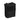 MOLLE belt pouch with top zipper and front MOLLE grid, black