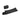 Black sleeping bag with hooded head and rolled zipper foot area