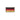 Fabric insignia patch with black, red, and yellow German flag stripes