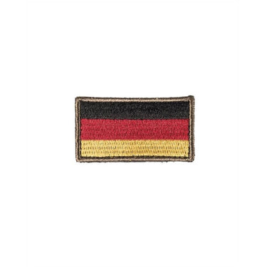 Fabric insignia patch with black, red, and yellow German flag stripes