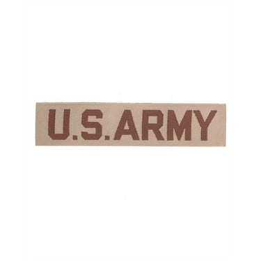 Desert textile badge patch with U.S. ARMY lettering