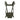 Lightweight tactical chest rig, olive front panel with padded shoulder straps