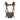 Lightweight tactical chest rig, tan front panel with padded shoulder straps