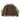 Tan jacket with dark quilted lining and ribbed hem at bottom