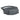 Dark gray waist pack with front zip pocket, adjustable belt strap, webbing tabs