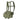 Olive Cordura belt rig with shoulder harness and front zip pouch, utility pockets