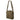 Bushcraft haversack shoulder bag in olive with adjustable straps and front flap pocket