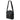 Bushcraft haversack shoulder bag in dark gray with adjustable straps and front flap pocket