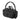 Black 41L gear shoulder bag with top handles and front zip pockets