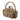 Tan 41L gear shoulder bag with top handles and front zip pockets