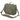 Olive green courier bag with tan front organizer panel, flap, and shoulder strap