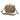 Medium courier bag in tan with taupe front panel and shoulder carry strap