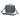 Medium courier bag in gray with front flap pocket and shoulder carry strap