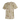 Crewneck camo T-shirt in sand beige with brown camo